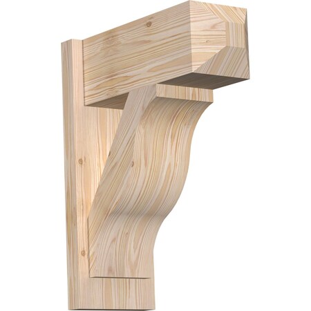 Ekena Millwork Funston Smooth Craftsman Outlooker, Douglas Fir, 7 1/2"W x 18"D x 22"H OUT08X18X22FST04SDF